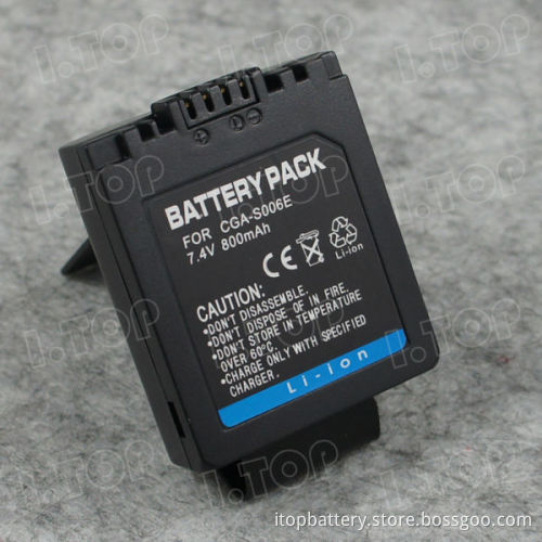 High Quality Replacement Camera Battery for Panasonic CGA-S006E Battery, China Factory Price
